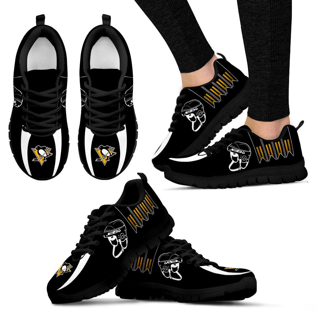 Vintage Four Flags With Streaks Pittsburgh Penguins Sneakers