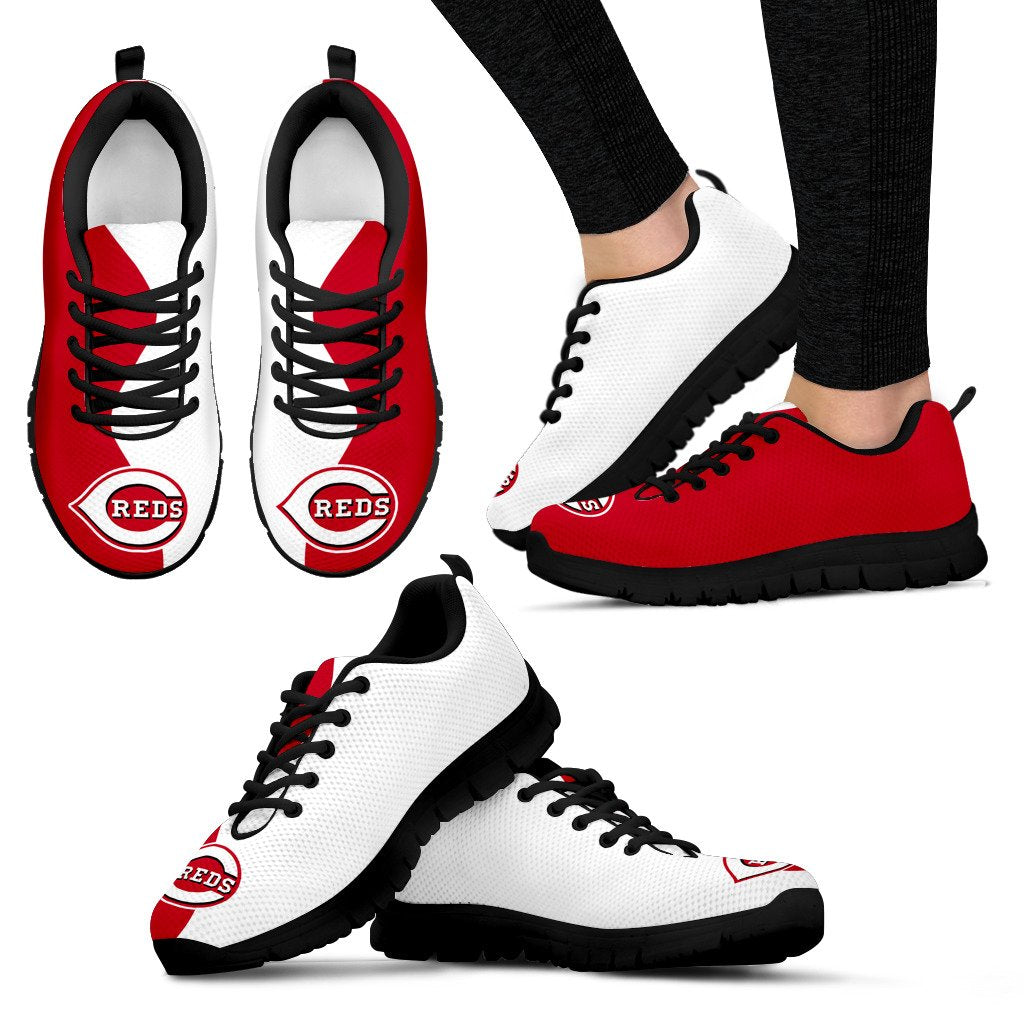 Two Colors Trending Lovely Cincinnati Reds Sneakers