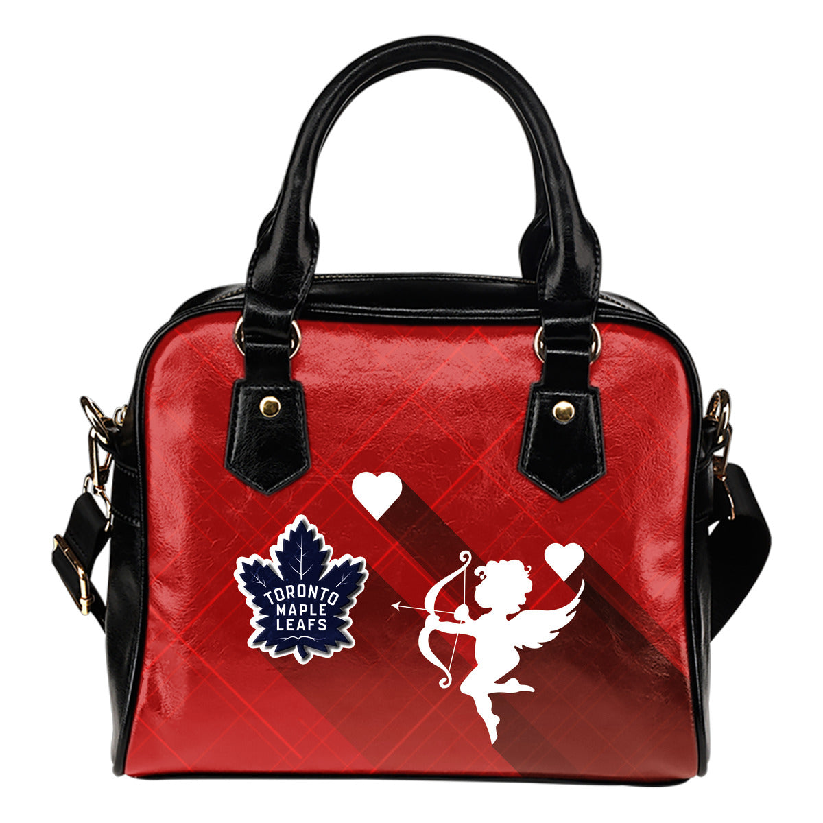 Superior Cupid Love Delightful Toronto Maple Leafs Shoulder Handbags