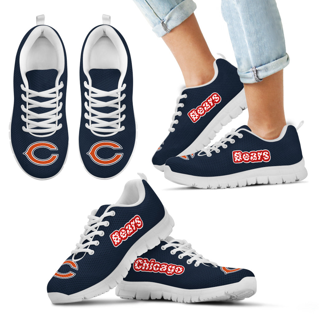 Magnificent Chicago Bears Amazing Logo Sneakers