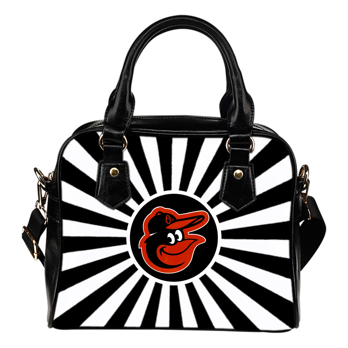 Central Awesome Paramount Luxury Baltimore Orioles Shoulder Handbags