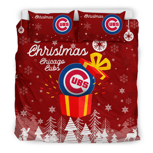 Merry Christmas Gift Chicago Cubs Bedding Sets Pro Shop – Best Funny Store