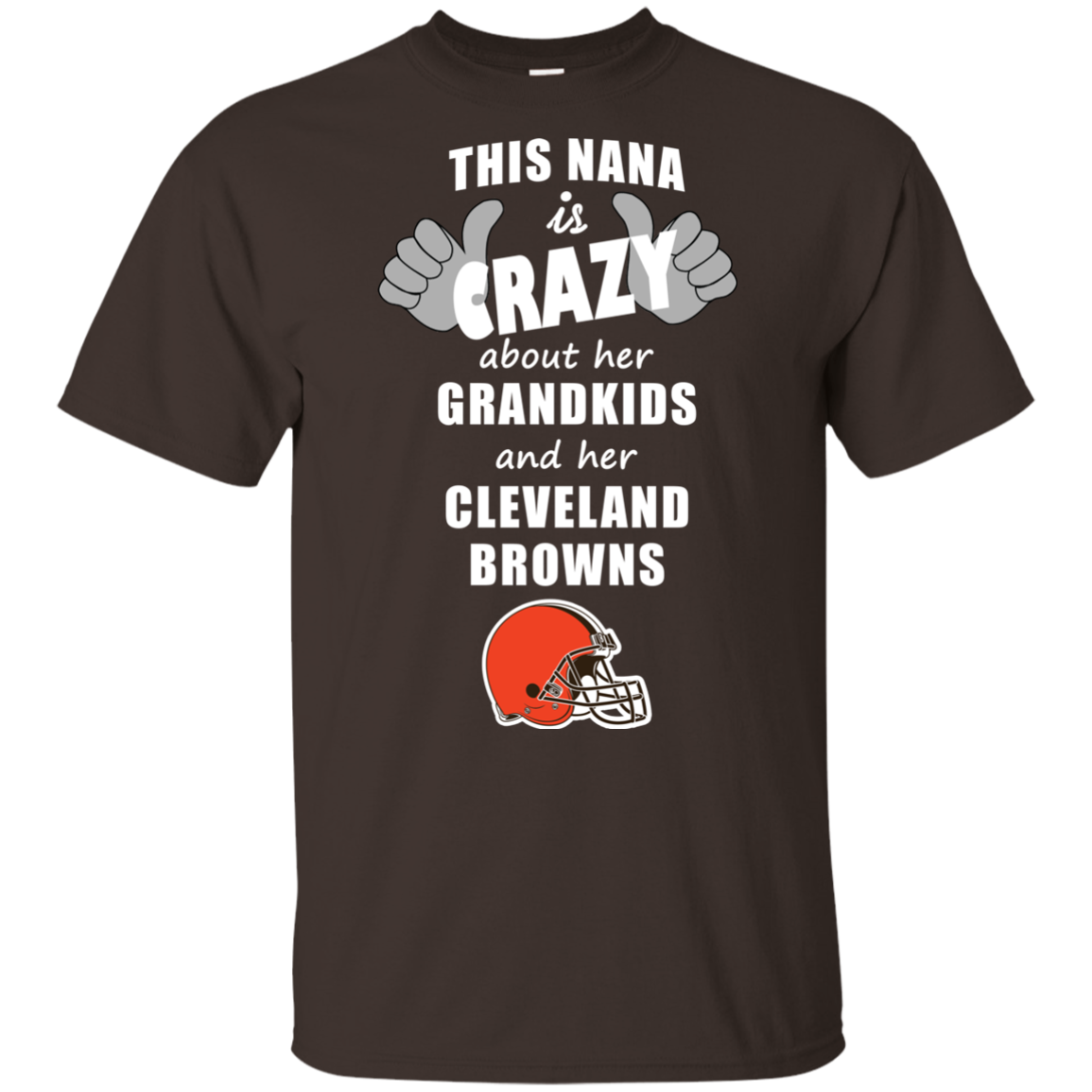 This Nana Is Crazy About Her Grandkids And Her Cleveland Browns T Shirts