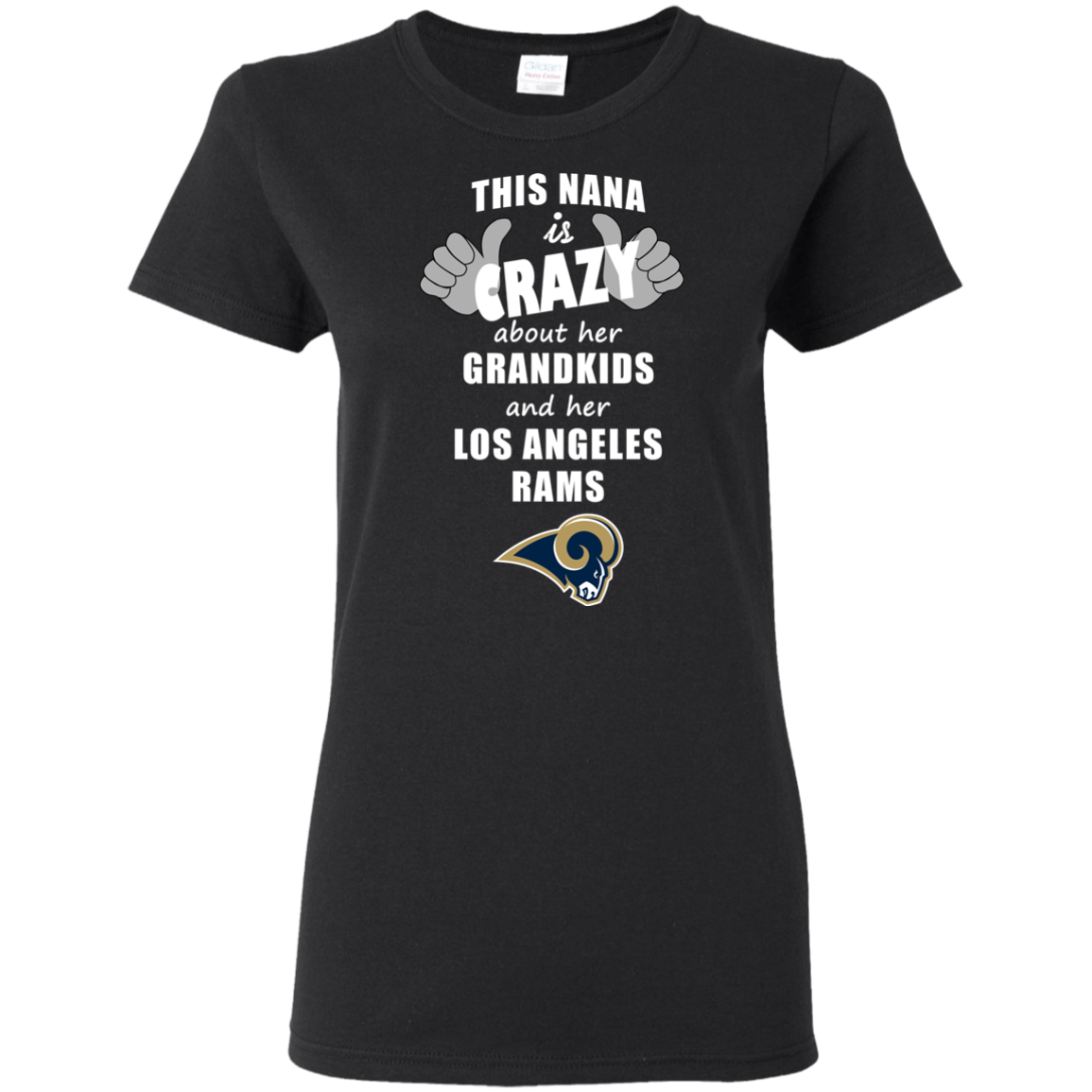 This Nana Is Crazy About Her Grandkids And Her Los Angeles Rams T Shirts