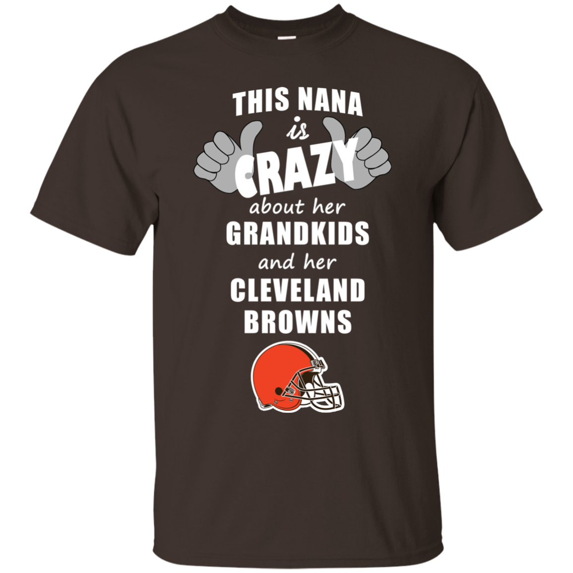 This Nana Is Crazy About Her Grandkids And Her Cleveland Browns T Shirts