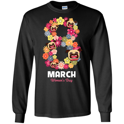 Women's Day Pug T Shirts