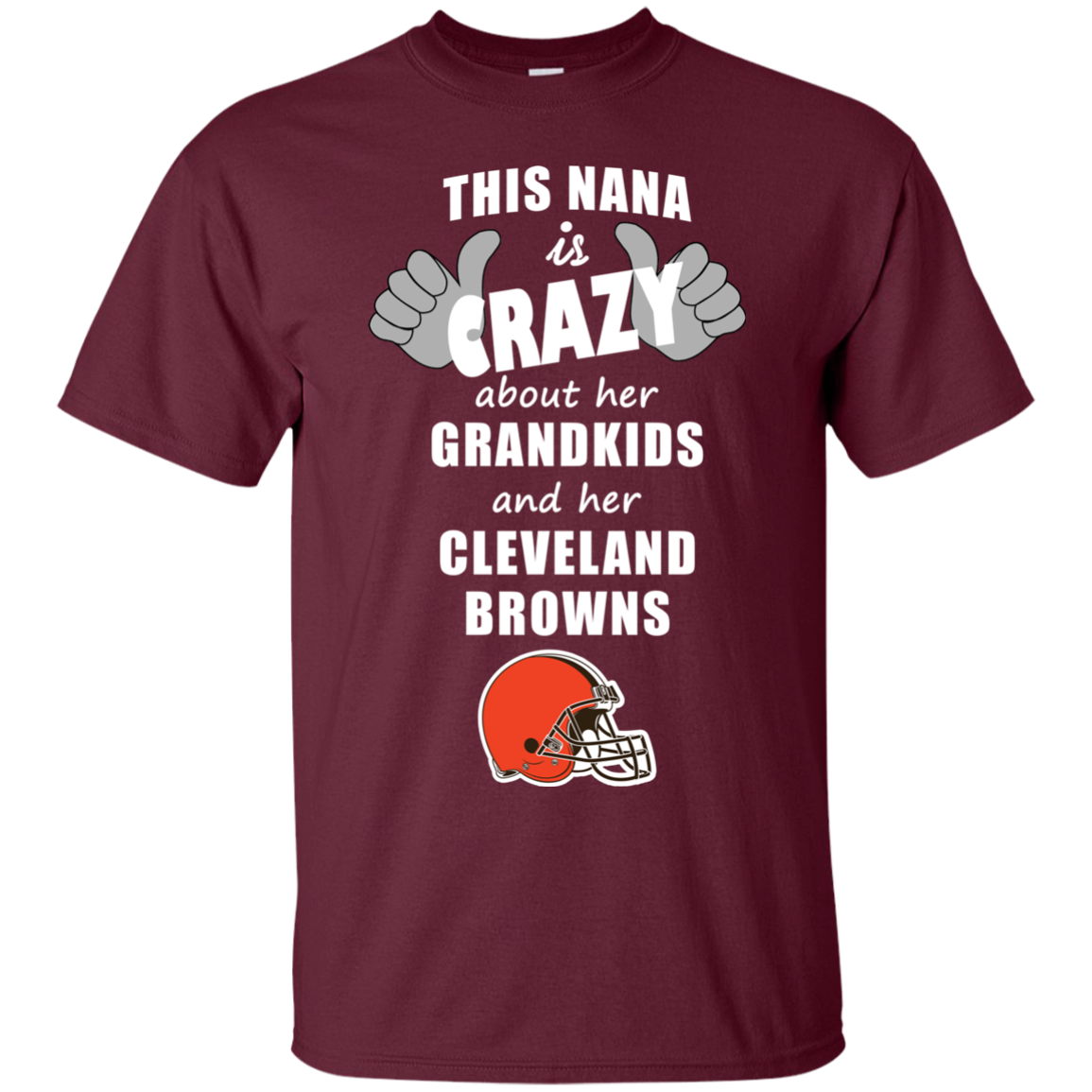 This Nana Is Crazy About Her Grandkids And Her Cleveland Browns T Shirts