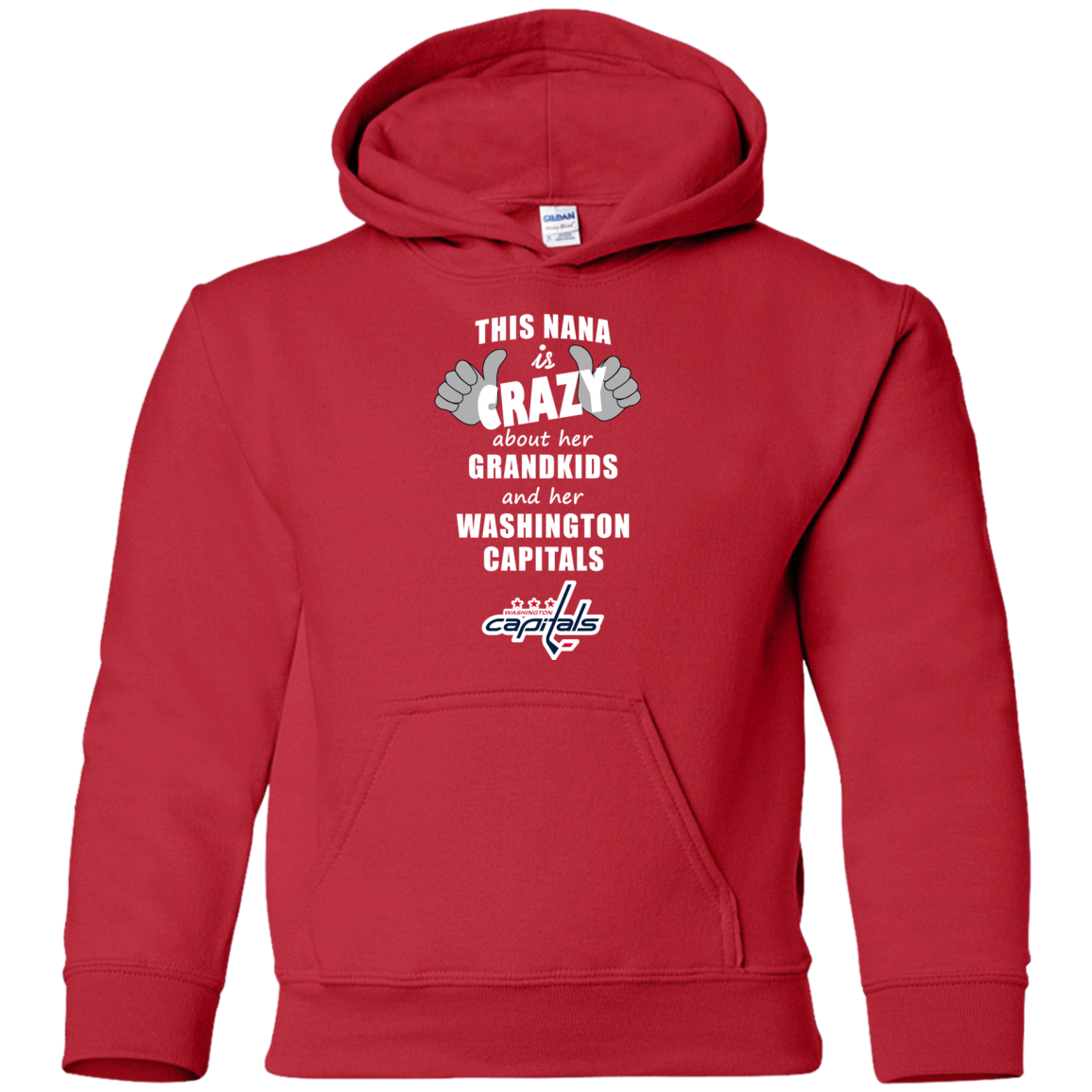 This Nana Is Crazy About Her Grandkids And Her Washington Capitals T Shirts