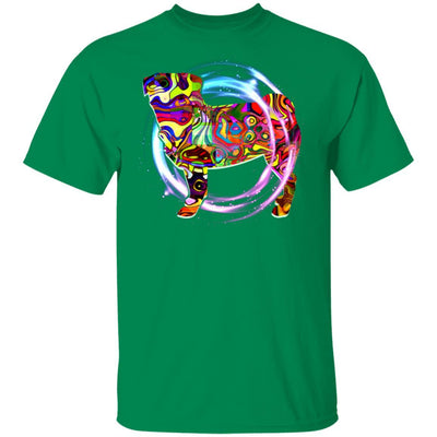 Psychedelic Pug Tshirt Puppy Gift For Lover