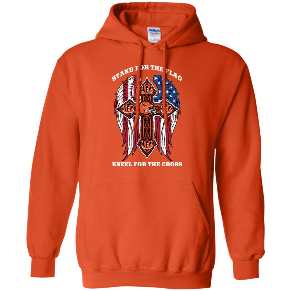 Stand For The Flag Kneel For The Cross Cincinnati Bengals T Shirts