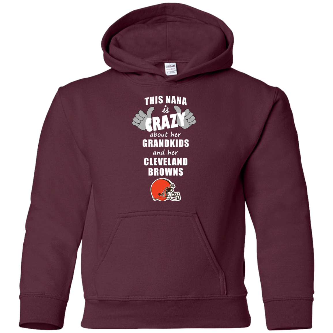 This Nana Is Crazy About Her Grandkids And Her Cleveland Browns T Shirts