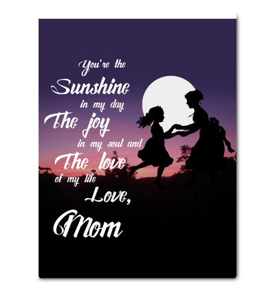 To My Daughter Canvas Prints