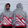 Fashion Cross Line Cincinnati Reds Hoodie