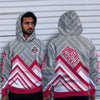 Fashion Cross Line Ohio State Buckeyes Hoodie