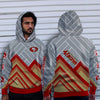 Fashion Cross Line San Francisco 49ers Hoodie