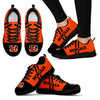 Line Stripe Logo Bottom Cincinnati Bengals Sneakers