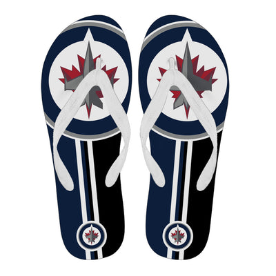 Great Winnipeg Jets Fan Gift Two Main Colors Flip Flops