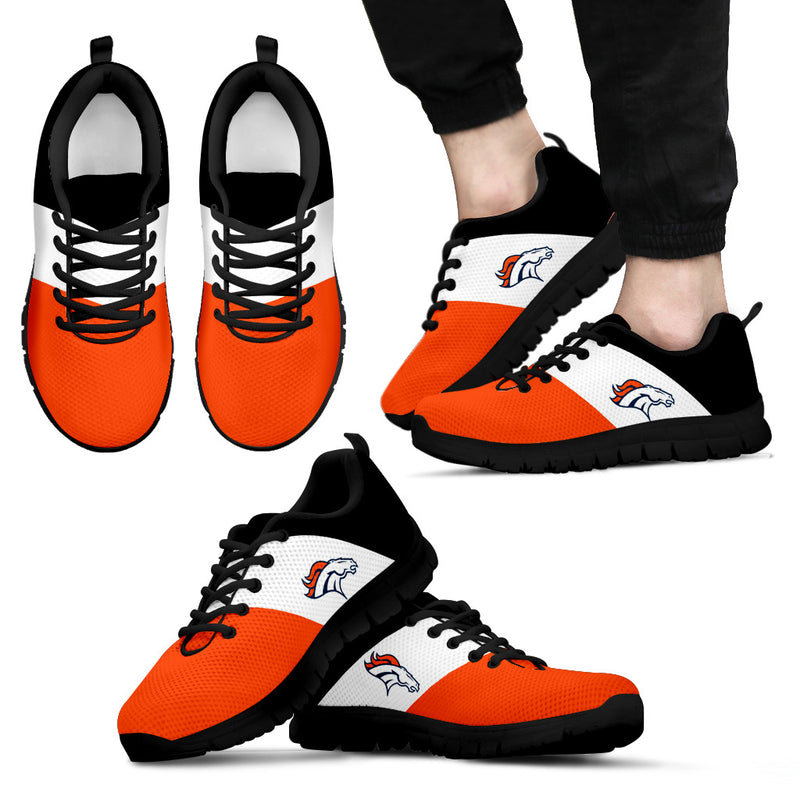 Separate Colours Section Superior Denver Broncos Sneakers