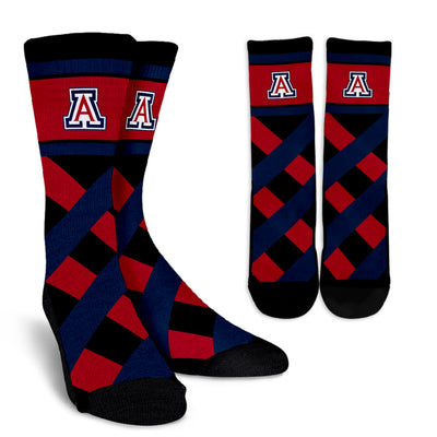 Sports Highly Dynamic Beautiful Arizona Wildcats Crew Socks
