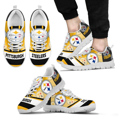 Three Impressing Point Of Logo Pittsburgh Steelers Sneakers