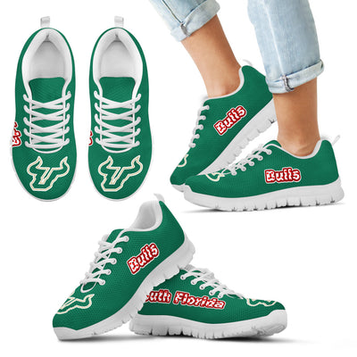 Magnificent South Florida Bulls Amazing Logo Sneakers