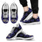 Tribal Flames Pattern Baltimore Ravens Sneakers