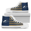 American Flag Akron Zips High Top Shoes