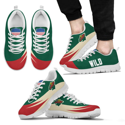 Awesome Gift Logo Minnesota Wild Sneakers