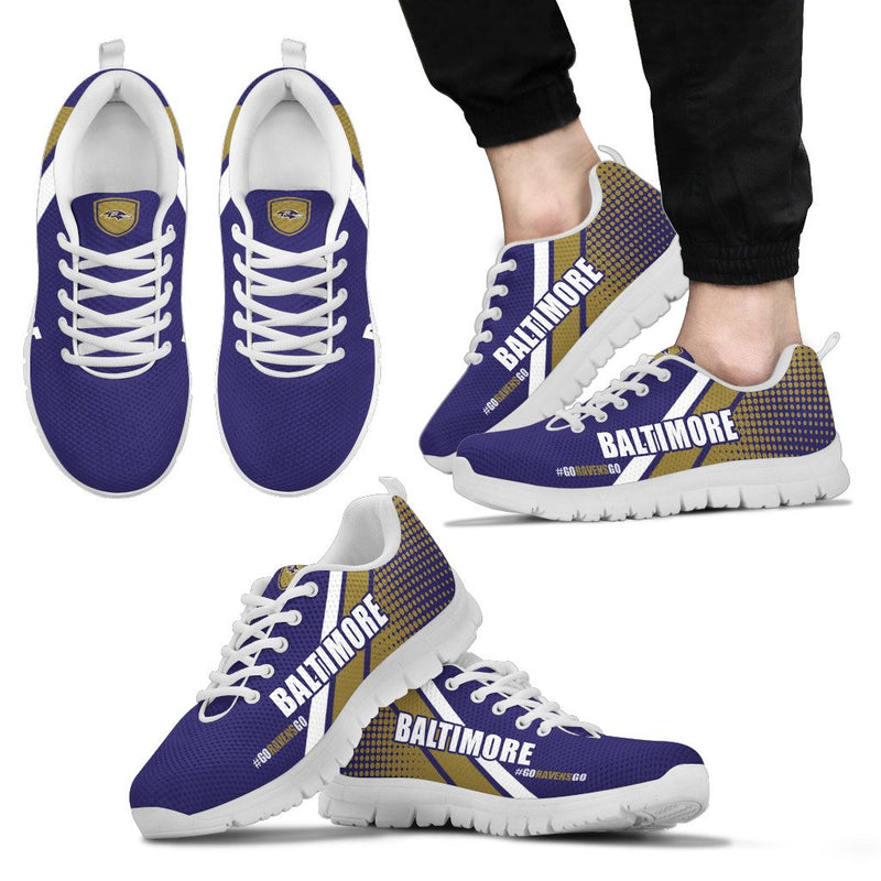 Go Baltimore Ravens Go Baltimore Ravens Sneakers