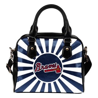 Central Awesome Paramount Luxury Atlanta Braves Shoulder Handbags