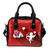 Superior Cupid Love Delightful Fresno State Bulldogs Shoulder Handbags