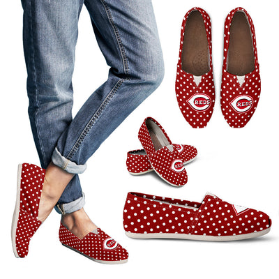 Red Valentine Cosy Atmosphere Cincinnati Reds Casual Shoes V2