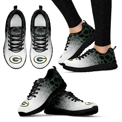 Leopard Pattern Awesome Green Bay Packers Sneakers