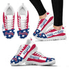 Proud Of American Flag Three Line Atlanta Braves Sneakers