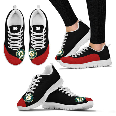 Valentine Love Red Colorful Oakland Athletics Sneakers
