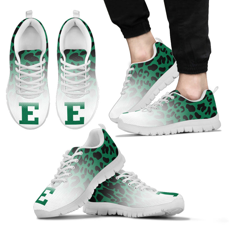 Leopard Pattern Awesome Eastern Michigan Eagles Sneakers