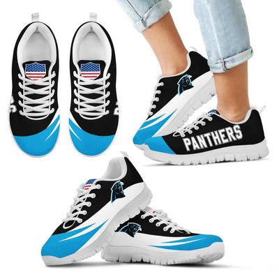 Awesome Gift Logo Carolina Panthers Sneakers