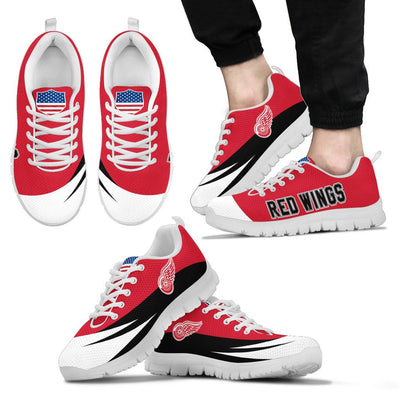 Awesome Gift Logo Detroit Red Wings Sneakers