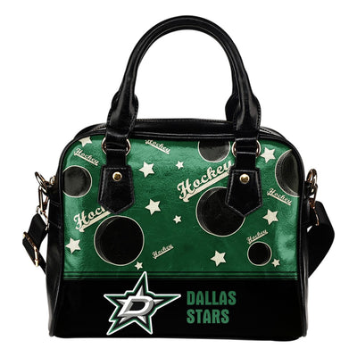Personalized American Hockey Awesome Dallas Stars Shoulder Handbag