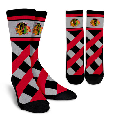 Sports Highly Dynamic Beautiful Chicago Blackhawks Crew Socks