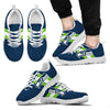 Three Colors Vertical Seattle Seahawks Sneakers