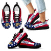 Proud Of American Flag Three Line Anaheim Ducks Sneakers