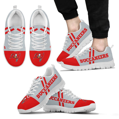 Line Stripe Logo Bottom Tampa Bay Buccaneers Sneakers