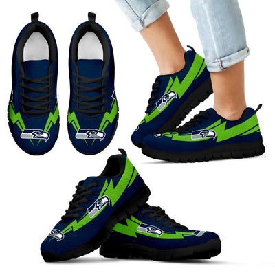 Three Amazing Good Line Charming Logo Seattle Seahawks Sneakers