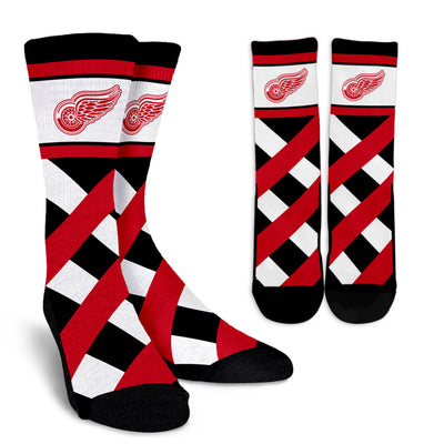 Sports Highly Dynamic Beautiful Detroit Red Wings Crew Socks