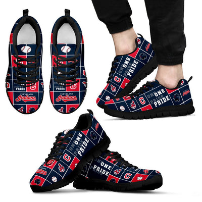 Colorful Pride Flag Cleveland Indians Sneakers