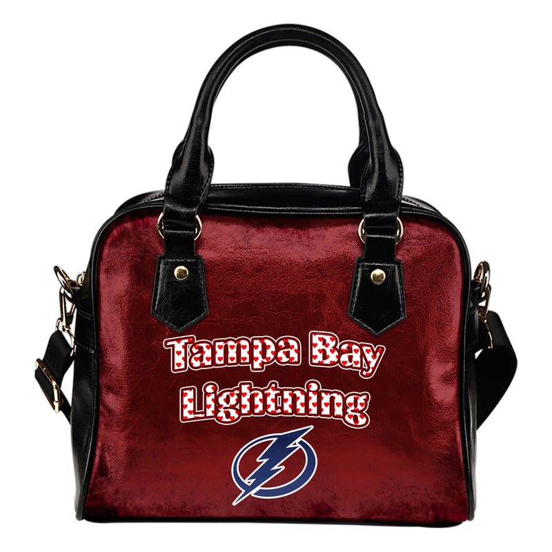 Love Icon Mix Tampa Bay Lightning Logo Meaningful Shoulder Handbags