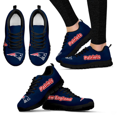 Magnificent New England Patriots Amazing Logo Sneakers
