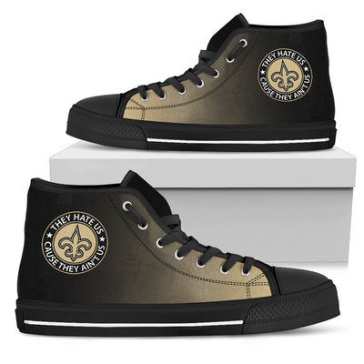 Cool They Hate Us Cause They Ain't Us New Orleans Saints High Top Shoes