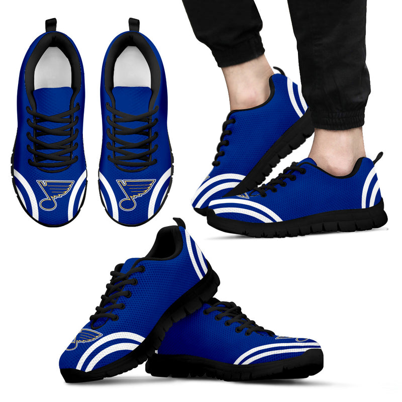 Lovely Curves Stunning Logo Icon St. Louis Blues Sneakers